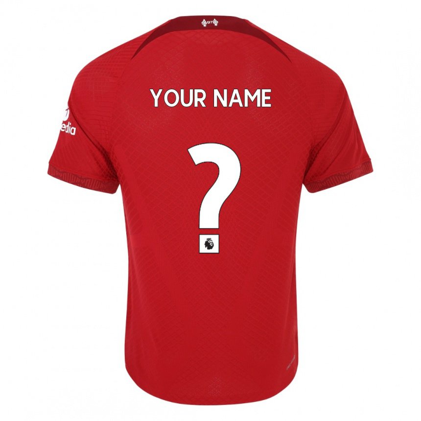 Niño Camiseta Su Nombre #0 Rojo Oscuro 1ª Equipación 2022/23 La Camisa