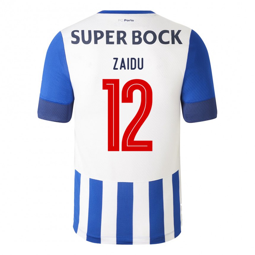 Niño Camiseta Zaidu #12 Azul Real 1ª Equipación 2022/23 La Camisa