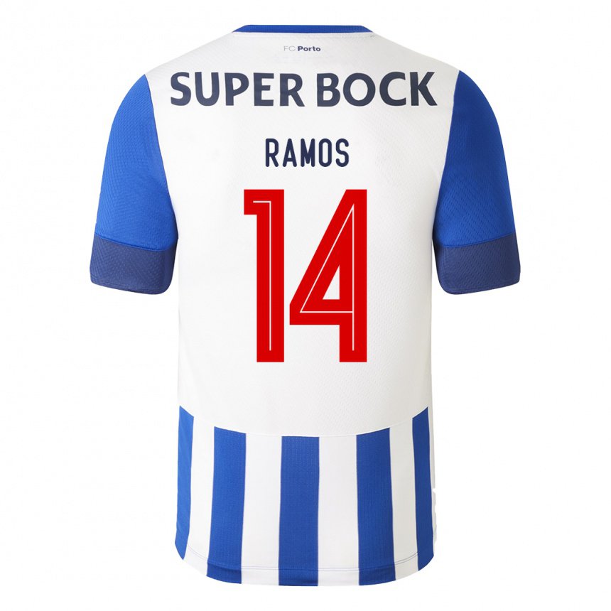 Niño Camiseta Claudio Ramos #14 Azul Real 1ª Equipación 2022/23 La Camisa