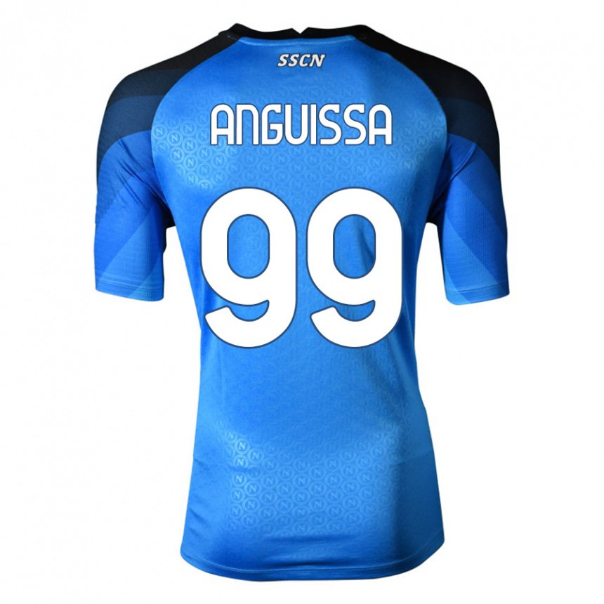 Niño Camiseta Andre Zambo Anguissa #99 Azul Oscuro Gris 1ª Equipación 2022/23 La Camisa
