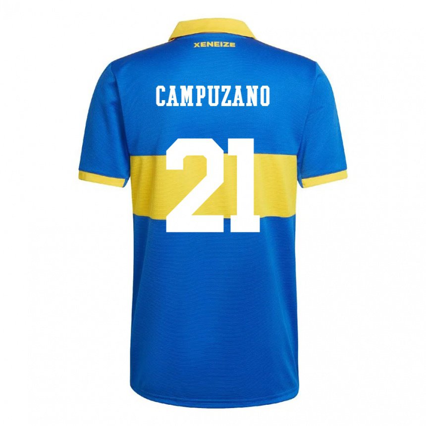 Niño Camiseta Jorman Campuzano #21 Amarillo Olímpico 1ª Equipación 2022/23 La Camisa