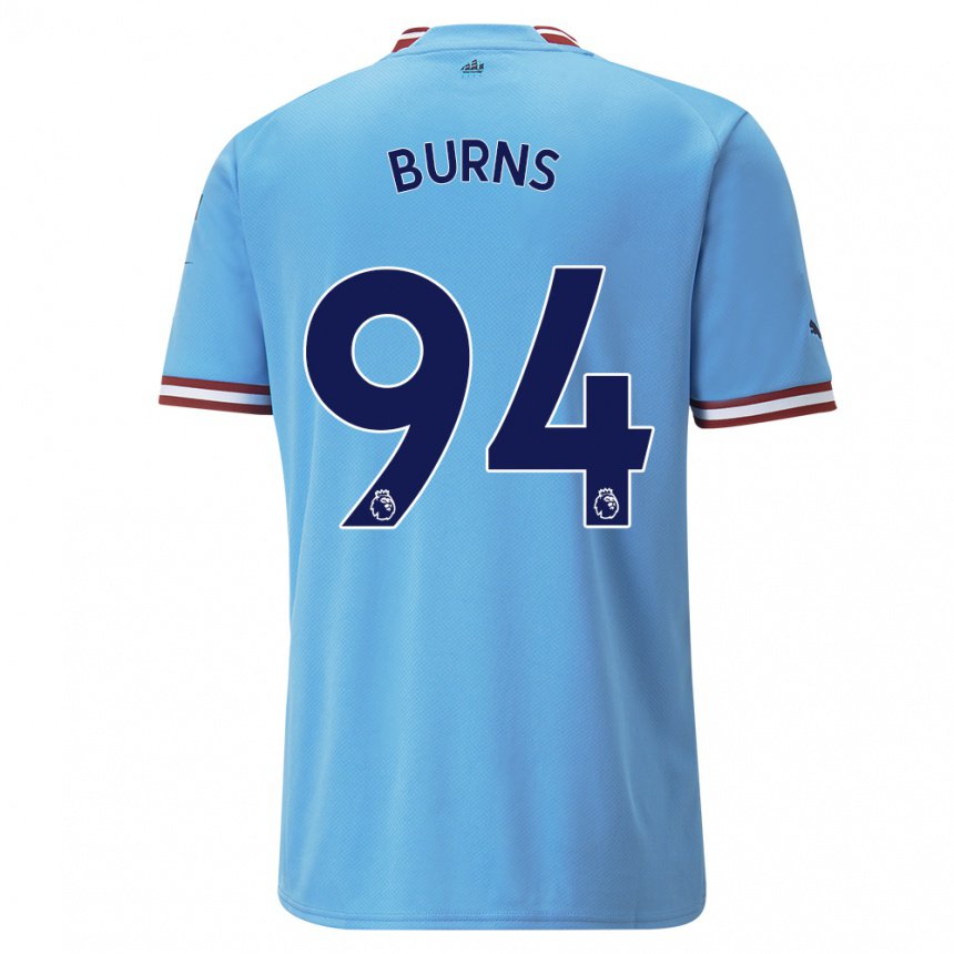 Niño Camiseta Finley Burns #94 Azul Rojo 1ª Equipación 2022/23 La Camisa