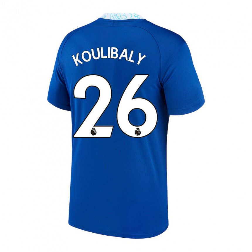 Niño Camiseta Kalidou Koulibaly #26 Azul Oscuro 1ª Equipación 2022/23 La Camisa