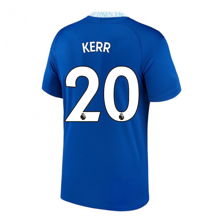 Niño Camiseta Sam Kerr #20 Azul Oscuro 1ª Equipación 2022/23 La Camisa