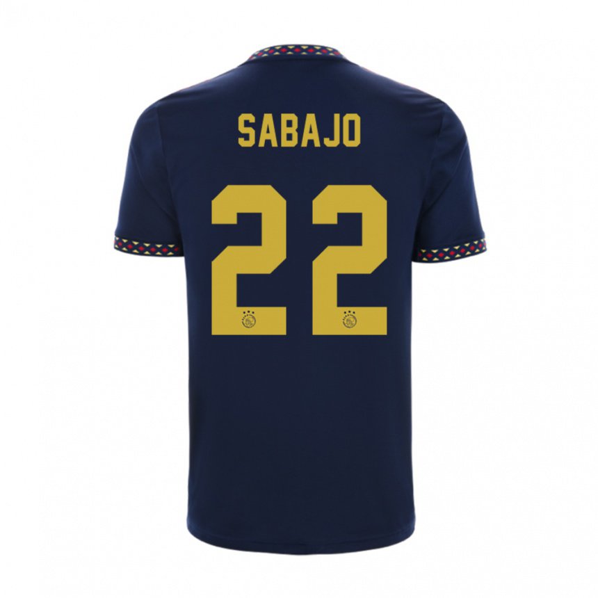 Niño Camiseta Quinty Sabajo #22 Azul Oscuro 2ª Equipación 2022/23 La Camisa