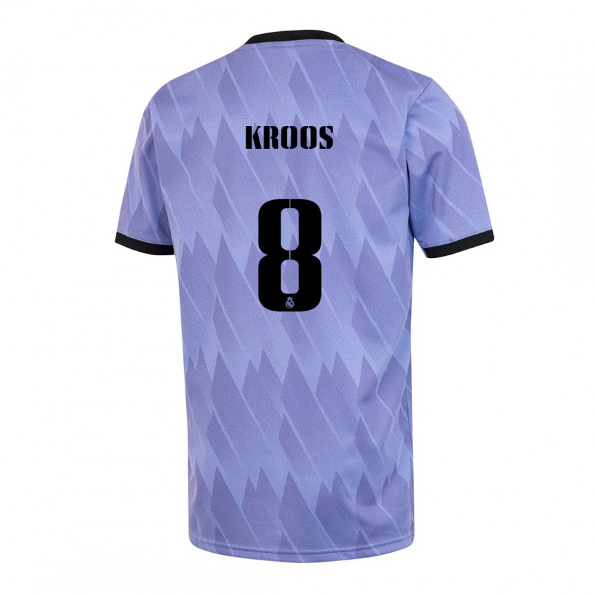 Niño Camiseta Toni Kroos #8 Púrpura Negro 2ª Equipación 2022/23 La Camisa