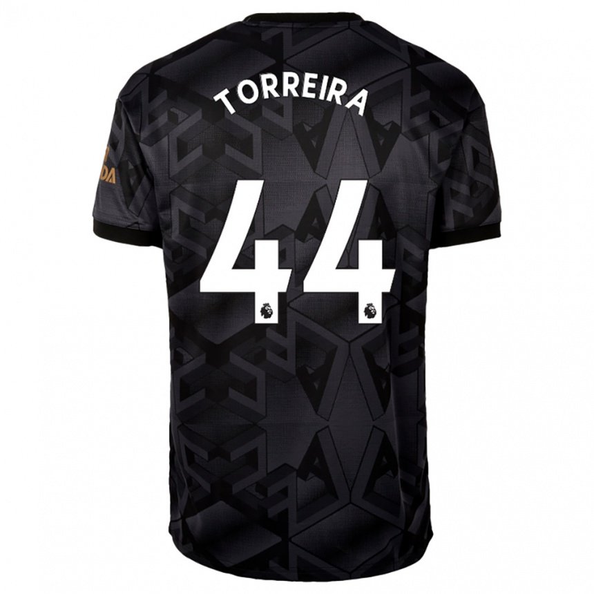 Niño Camiseta Lucas Torreira #44 Gris Oscuro 2ª Equipación 2022/23 La Camisa