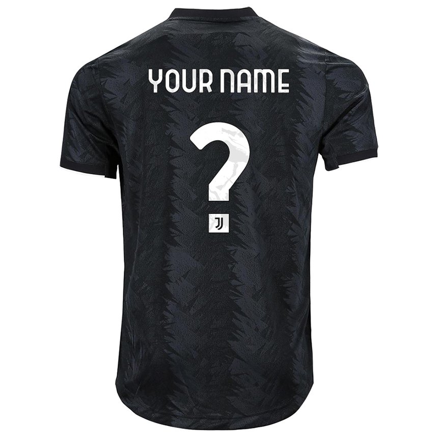Niño Camiseta Su Nombre #0 Negro Oscuro 2ª Equipación 2022/23 La Camisa