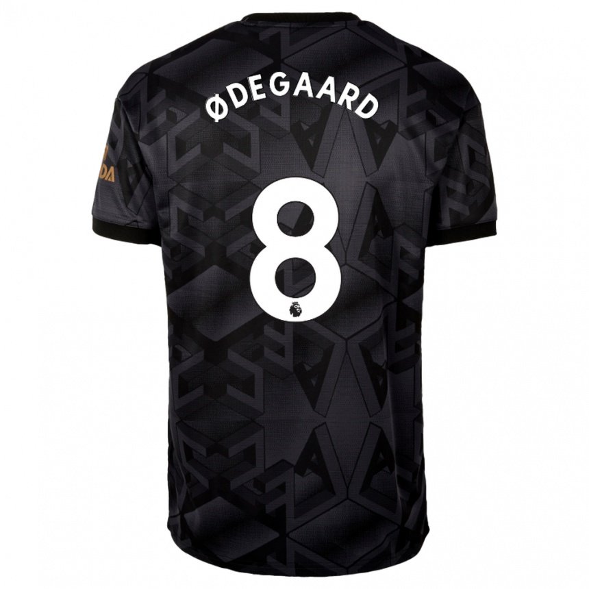 Niño Camiseta Martin Odegaard #8 Gris Oscuro 2ª Equipación 2022/23 La Camisa