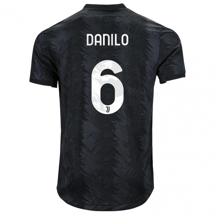 Niño Camiseta Danilo #6 Negro Oscuro 2ª Equipación 2022/23 La Camisa