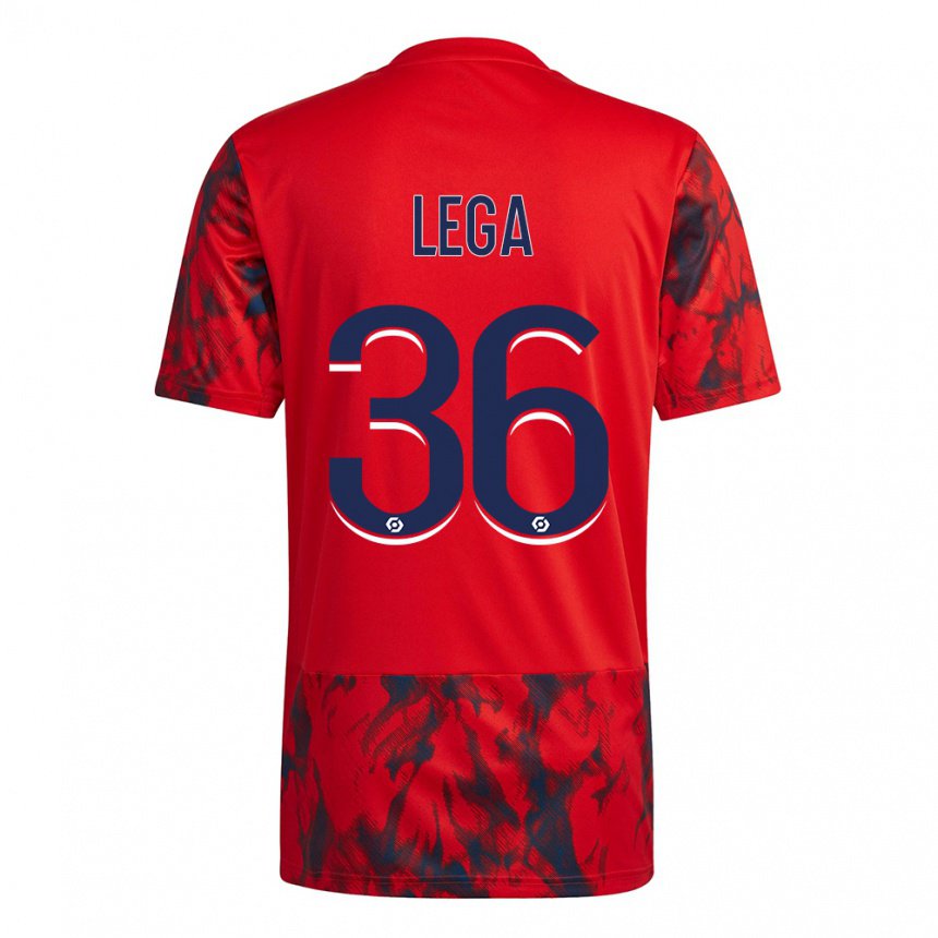 Niño Camiseta Sekou Lega #36 Espacio Rojo 2ª Equipación 2022/23 La Camisa