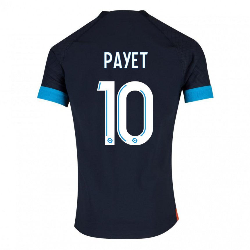 Niño Camiseta Dimitri Payet #10 Olímpico Negro 2ª Equipación 2022/23 La Camisa