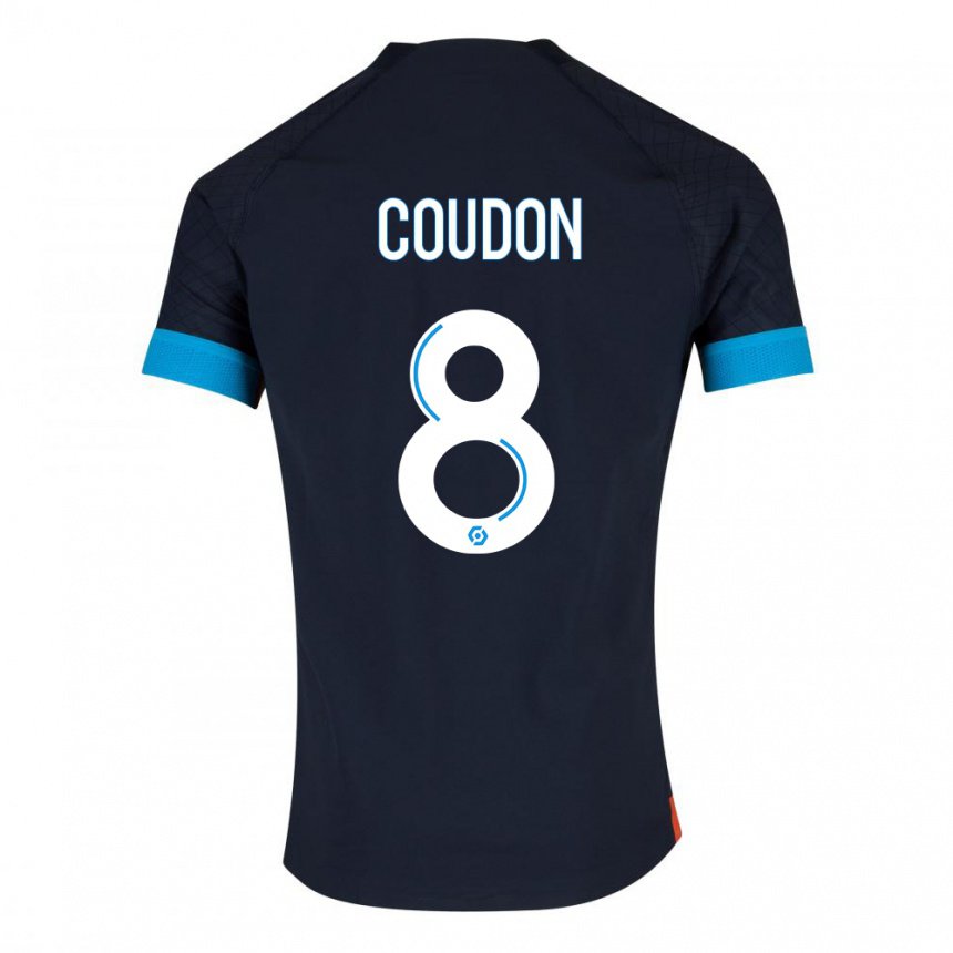 Niño Camiseta Marine Coudon #8 Olímpico Negro 2ª Equipación 2022/23 La Camisa