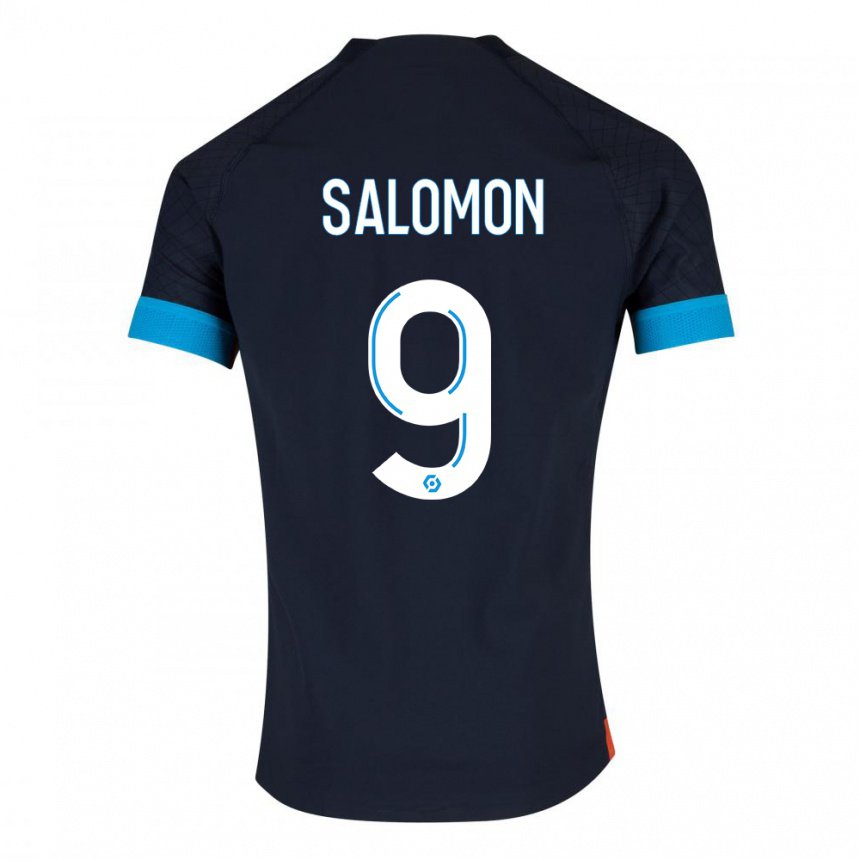 Niño Camiseta Maeva Salomon #9 Olímpico Negro 2ª Equipación 2022/23 La Camisa