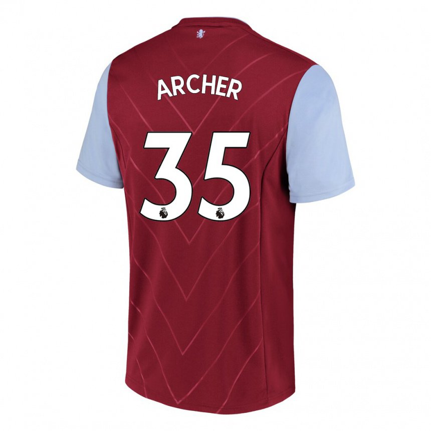 Hombre Camiseta Cameron Archer #35 Vino 1ª Equipación 2022/23 La Camisa