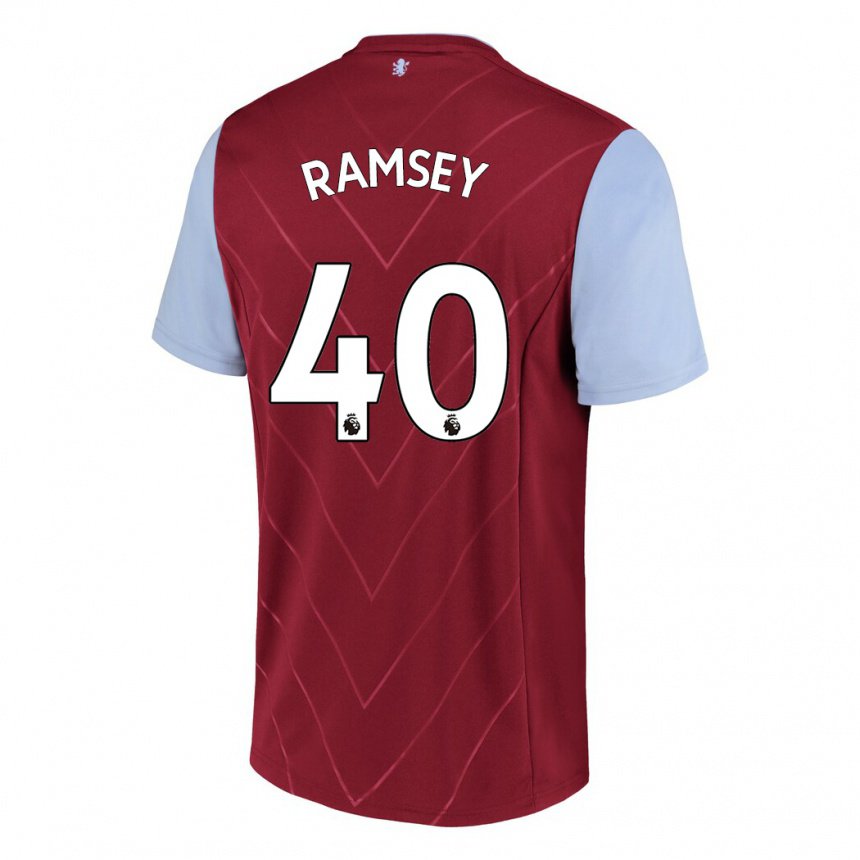 Hombre Camiseta Aaron Ramsey #40 Vino 1ª Equipación 2022/23 La Camisa