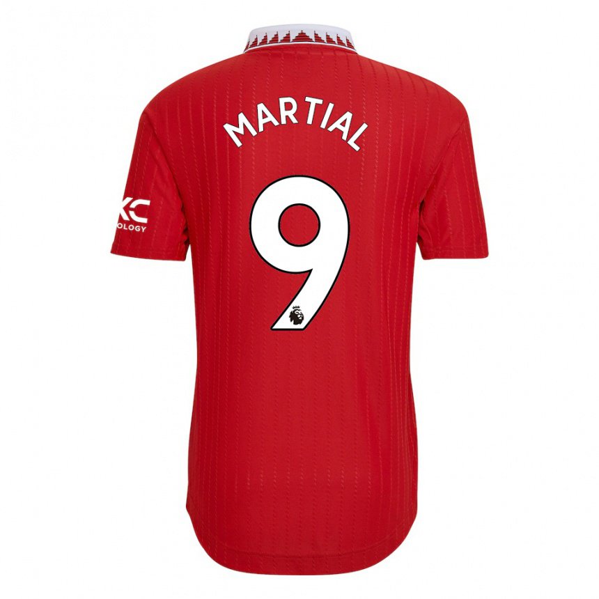 Hombre Camiseta Anthony Martial #9 Rojo 1ª Equipación 2022/23 La Camisa