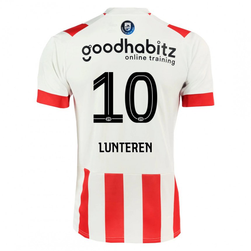 Hombre Camiseta Desiree Van Lunteren #10 Rosa Oscuro 1ª Equipación 2022/23 La Camisa