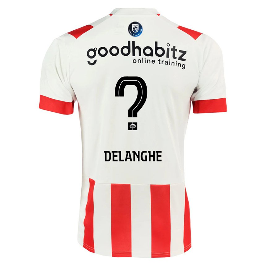 Hombre Camiseta Maxime Delanghe #0 Rosa Oscuro 1ª Equipación 2022/23 La Camisa