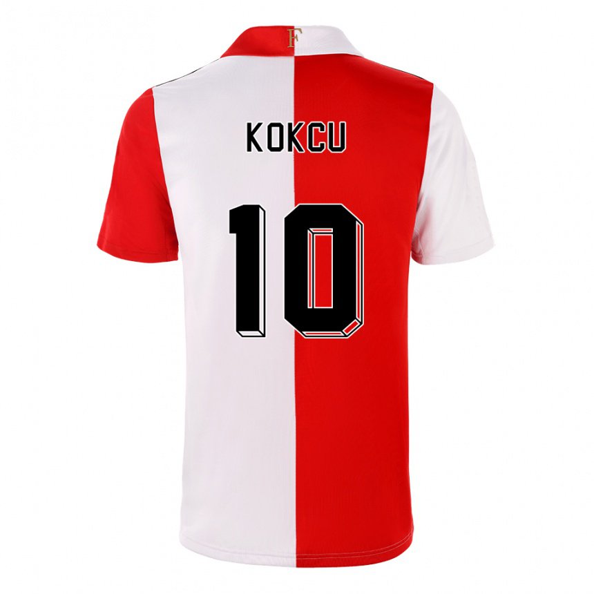 Hombre Camiseta Orkun Kokcu #10 Ají Blanco 1ª Equipación 2022/23 La Camisa