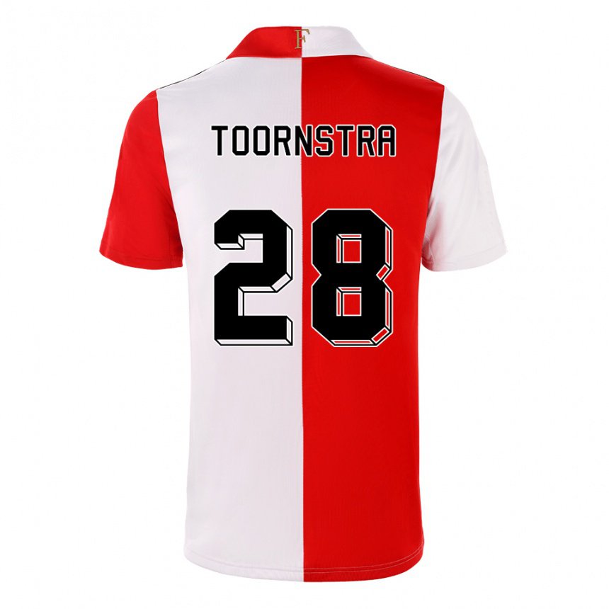 Hombre Camiseta Jens Toornstra #28 Ají Blanco 1ª Equipación 2022/23 La Camisa