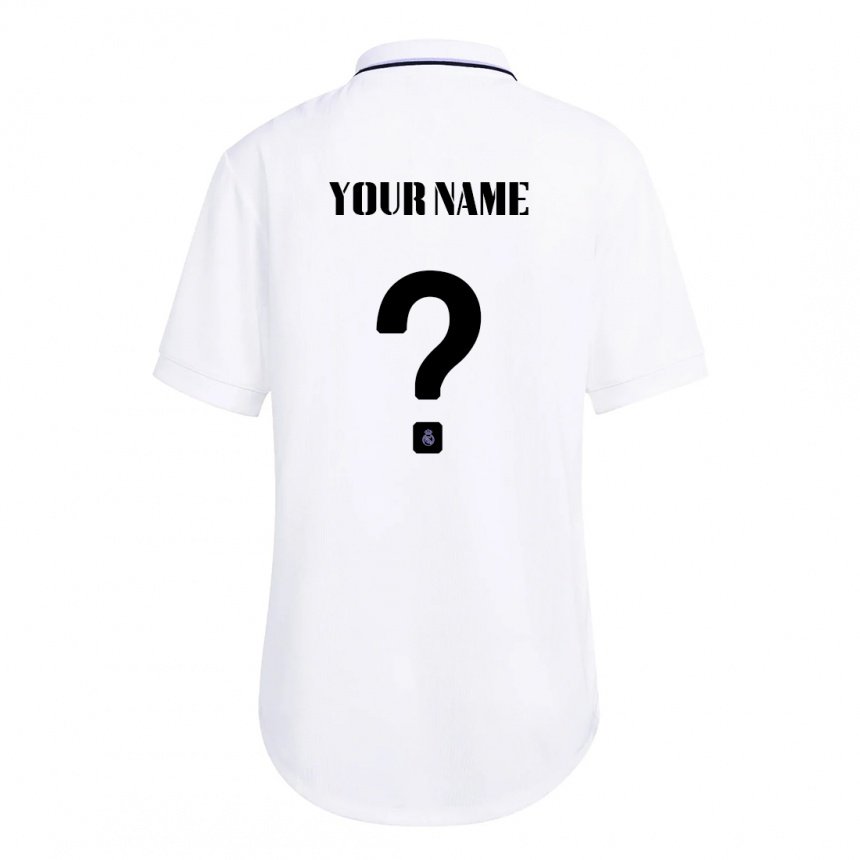 Hombre Camiseta Su Nombre #0 Blanco Púrpura 1ª Equipación 2022/23 La Camisa