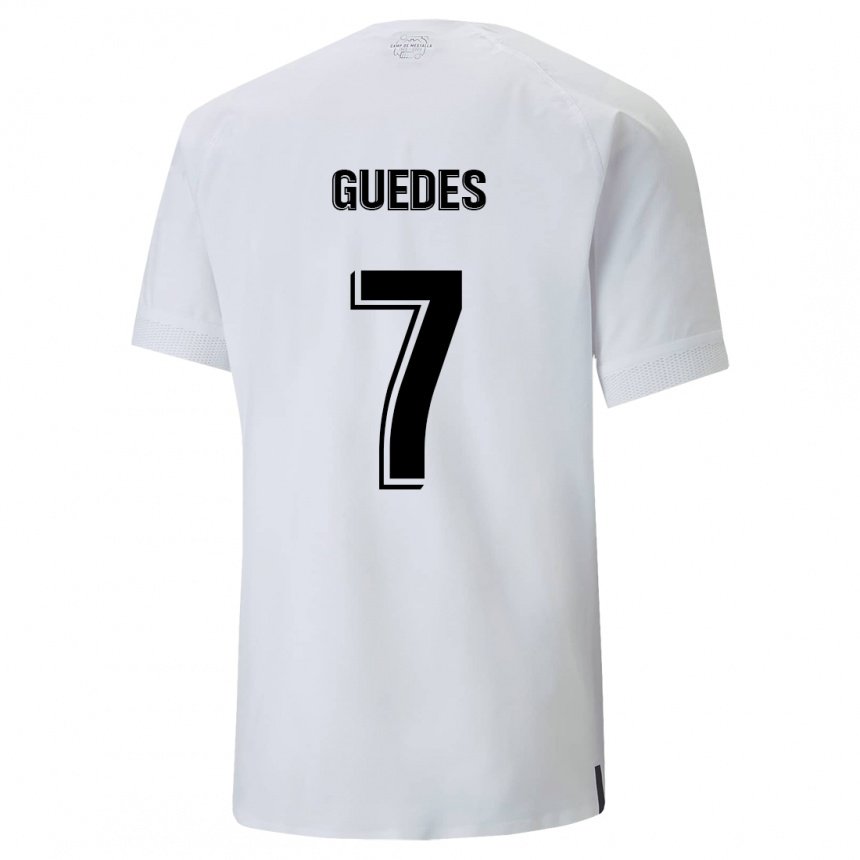 Hombre Camiseta Goncalo Guedes #7 Blanco Cremoso 1ª Equipación 2022/23 La Camisa