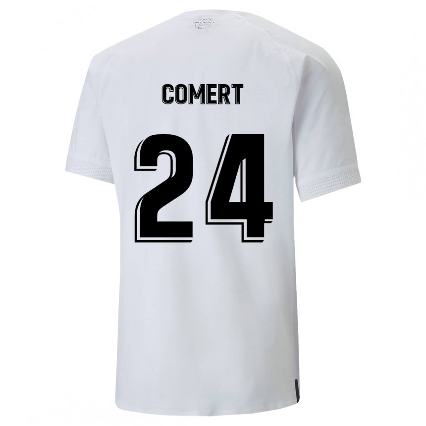 Hombre Camiseta Eray Comert #24 Blanco Cremoso 1ª Equipación 2022/23 La Camisa