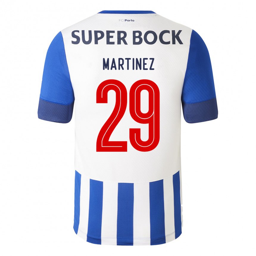 Hombre Camiseta Toni Martinez #29 Azul Real 1ª Equipación 2022/23 La Camisa