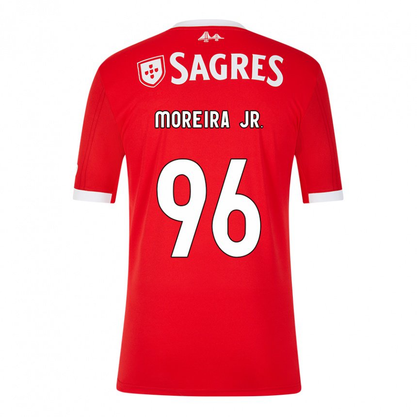 Hombre Camiseta Diego Moreira #96 Rojo Neón 1ª Equipación 2022/23 La Camisa