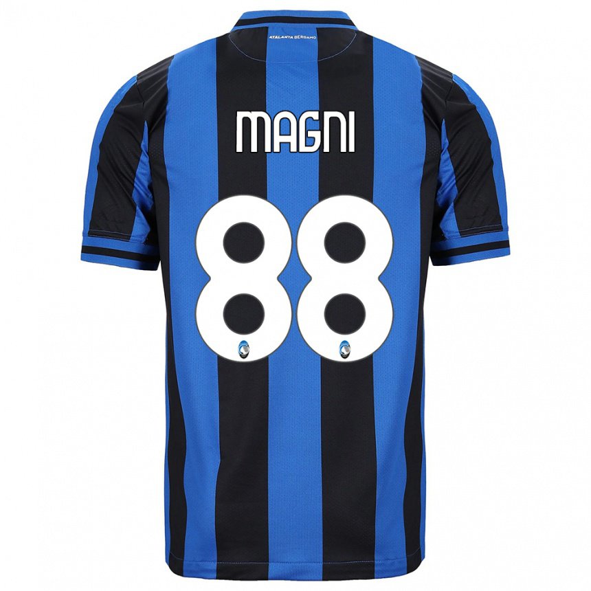Hombre Camiseta Gloria Magni #88 Azul Negro 1ª Equipación 2022/23 La Camisa