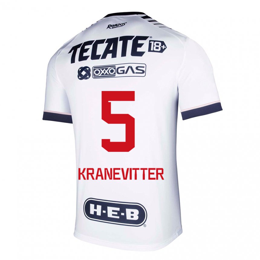 Hombre Camiseta Matias Kranevitter #5 Espacio En Blanco 1ª Equipación 2022/23 La Camisa