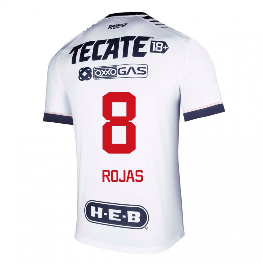 Hombre Camiseta Joao Rojas #8 Espacio En Blanco 1ª Equipación 2022/23 La Camisa