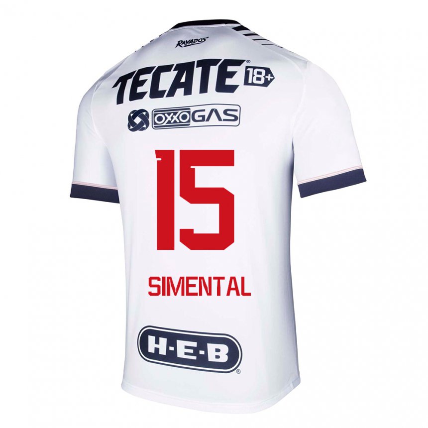 Hombre Camiseta Samantha Simental #15 Espacio En Blanco 1ª Equipación 2022/23 La Camisa