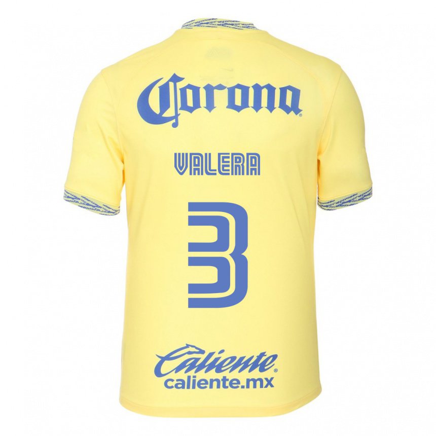 Hombre Camiseta Selene Valera #3 Limon Amarillo 1ª Equipación 2022/23 La Camisa
