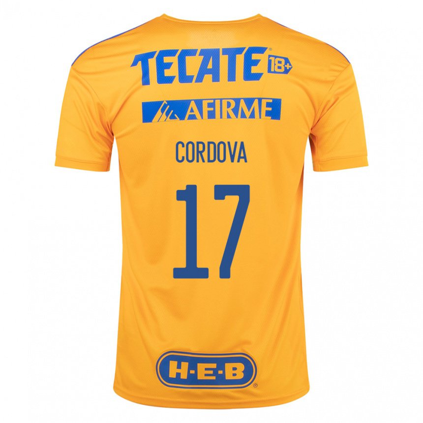 Hombre Camiseta Sebastian Cordova #17 Abejorro Amarillo 1ª Equipación 2022/23 La Camisa