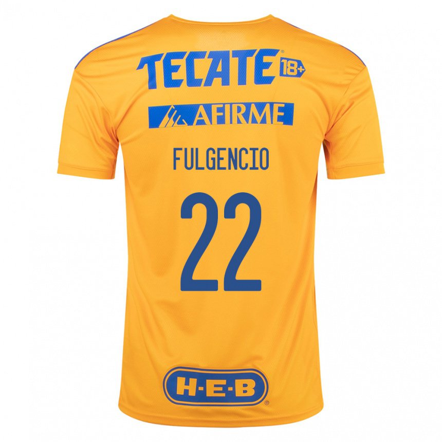 Hombre Camiseta Raymundo Fulgencio #22 Abejorro Amarillo 1ª Equipación 2022/23 La Camisa