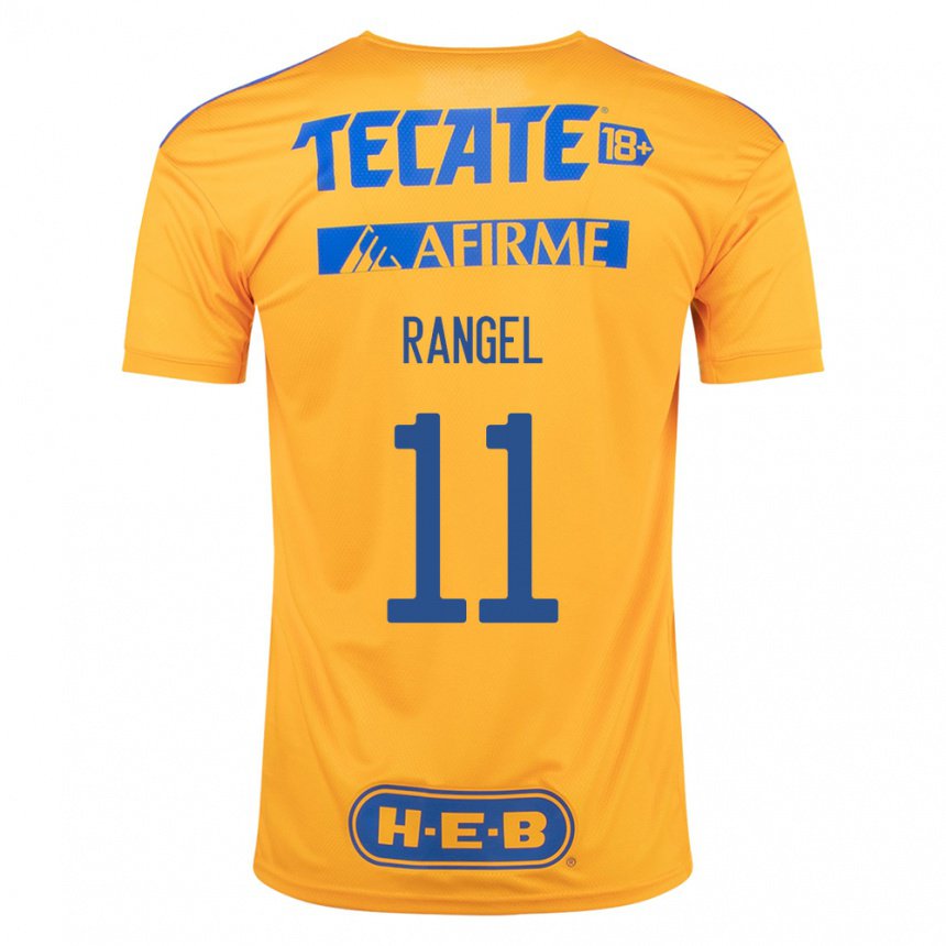 Hombre Camiseta Nayeli Rangel #11 Abejorro Amarillo 1ª Equipación 2022/23 La Camisa