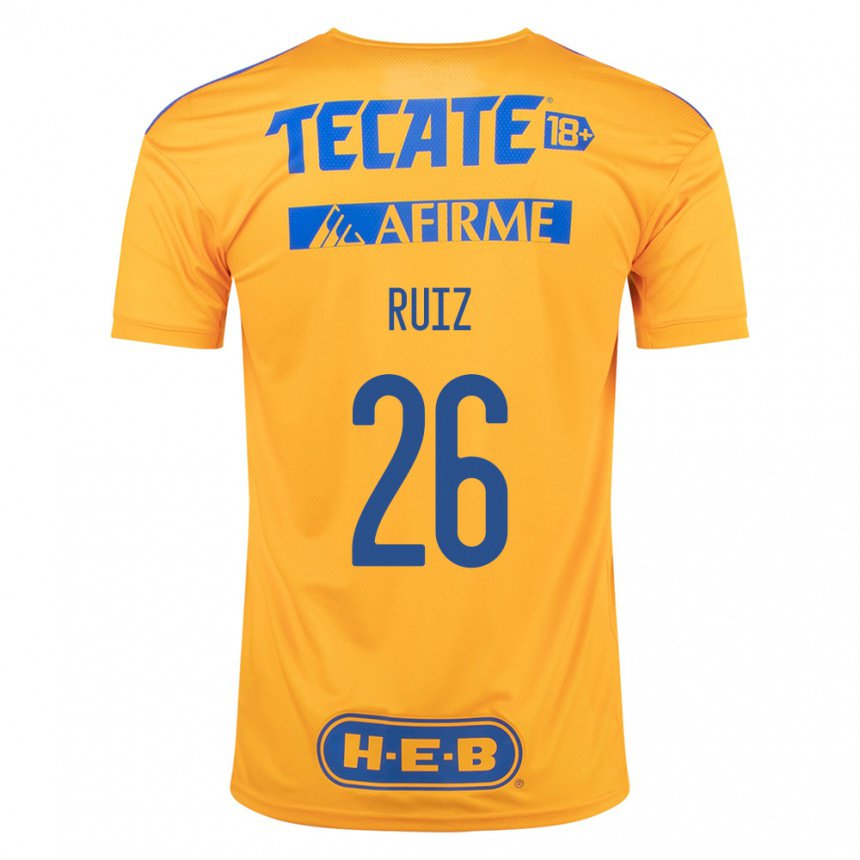 Hombre Camiseta Michel Ruiz #26 Abejorro Amarillo 1ª Equipación 2022/23 La Camisa