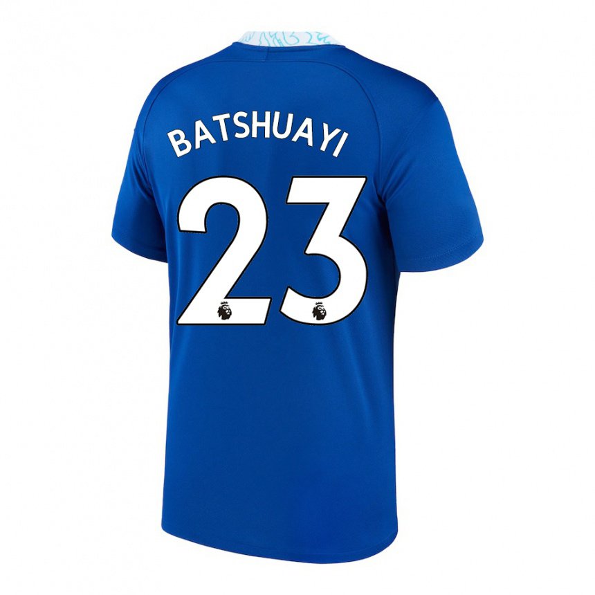 Hombre Camiseta Michy Batshuayi #23 Azul Oscuro 1ª Equipación 2022/23 La Camisa