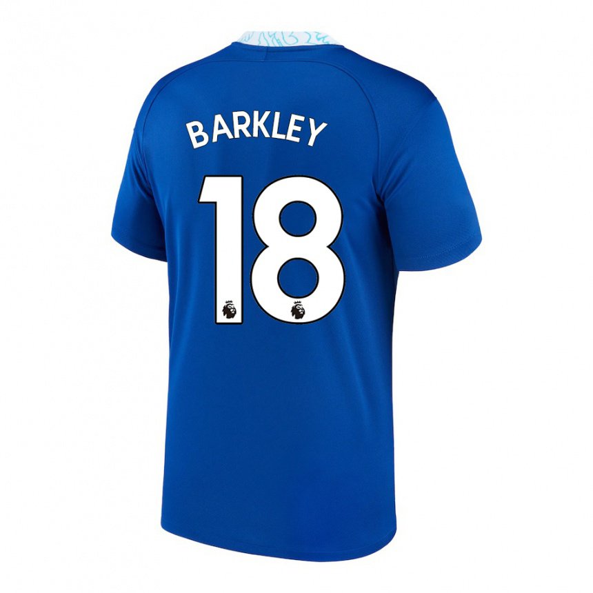 Hombre Camiseta Ross Barkley #18 Azul Oscuro 1ª Equipación 2022/23 La Camisa