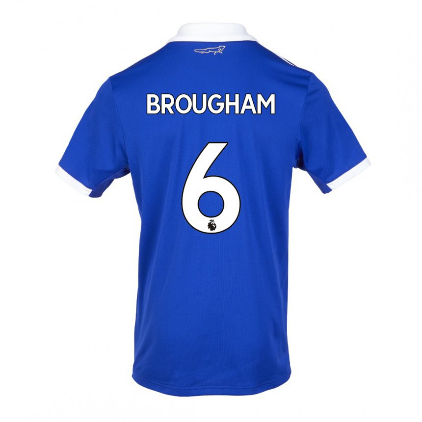 Hombre Camiseta Georgia Brougham #6 Azul Blanco 1ª Equipación 2022/23 La Camisa
