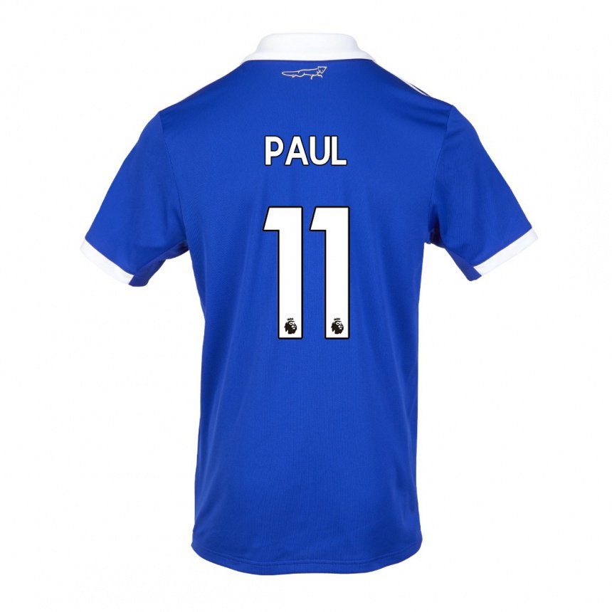 Hombre Camiseta Lachante Paul #11 Azul Blanco 1ª Equipación 2022/23 La Camisa