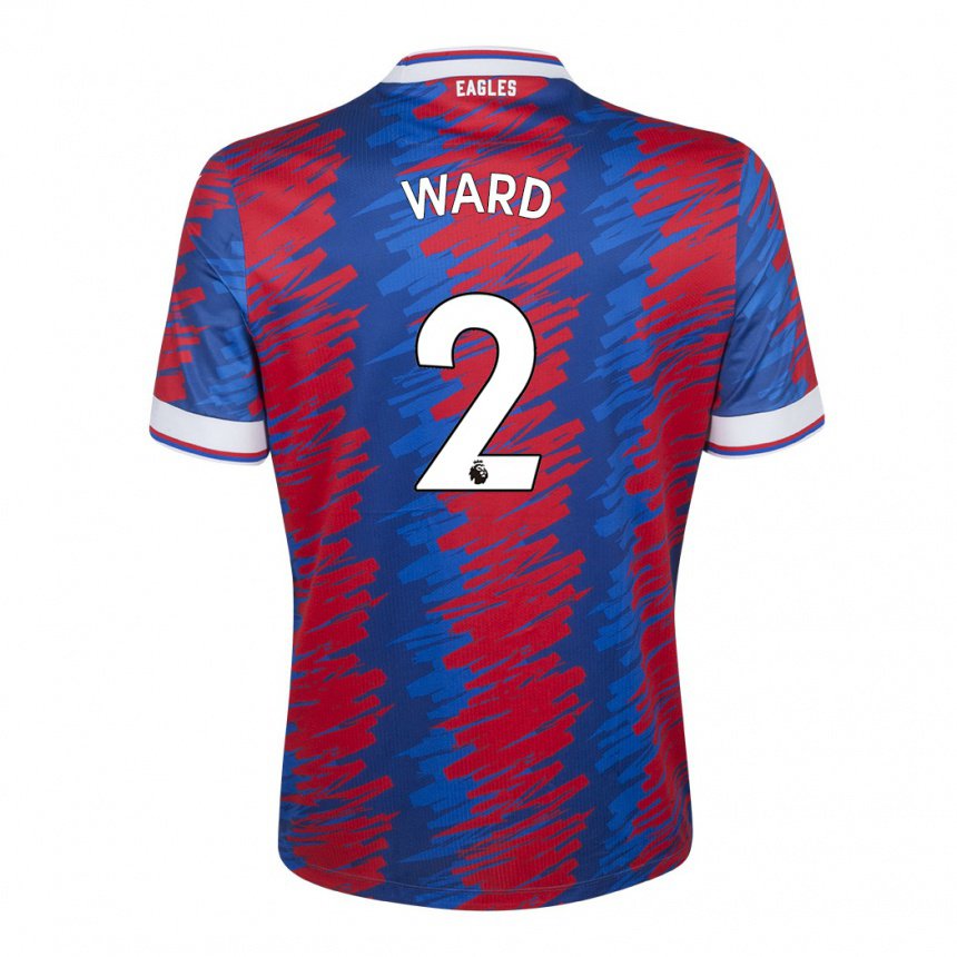 Hombre Camiseta Joel Ward #2 Rojo Azul 1ª Equipación 2022/23 La Camisa