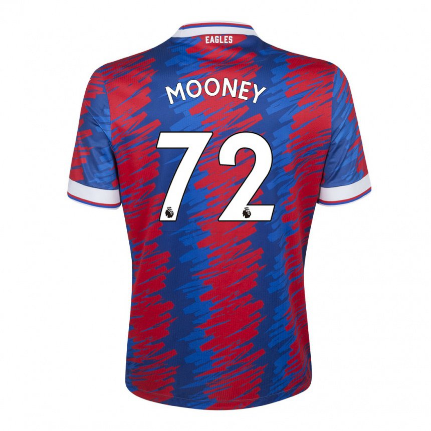 Hombre Camiseta Fionn Mooney #72 Rojo Azul 1ª Equipación 2022/23 La Camisa