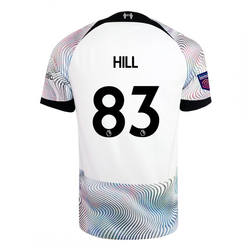 Hombre Camiseta Thomas Hill #83 Blanco Colorido 2ª Equipación 2022/23 La Camisa