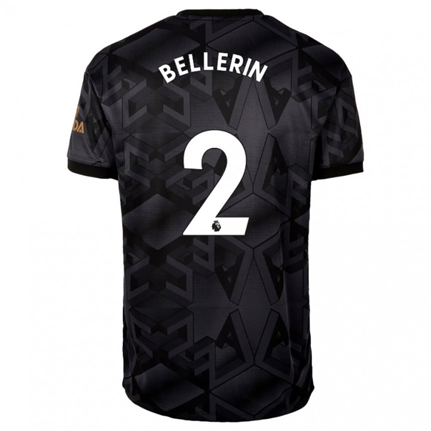 Hombre Camiseta Hector Bellerin #2 Gris Oscuro 2ª Equipación 2022/23 La Camisa