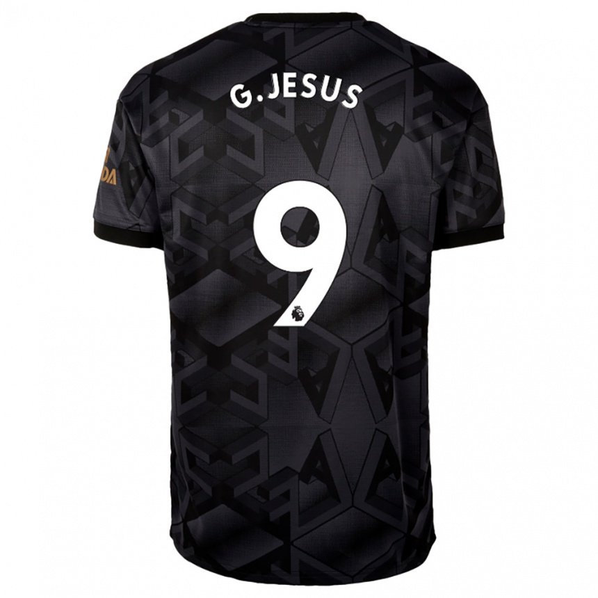 Hombre Camiseta Gabriel Jesus #9 Gris Oscuro 2ª Equipación 2022/23 La Camisa