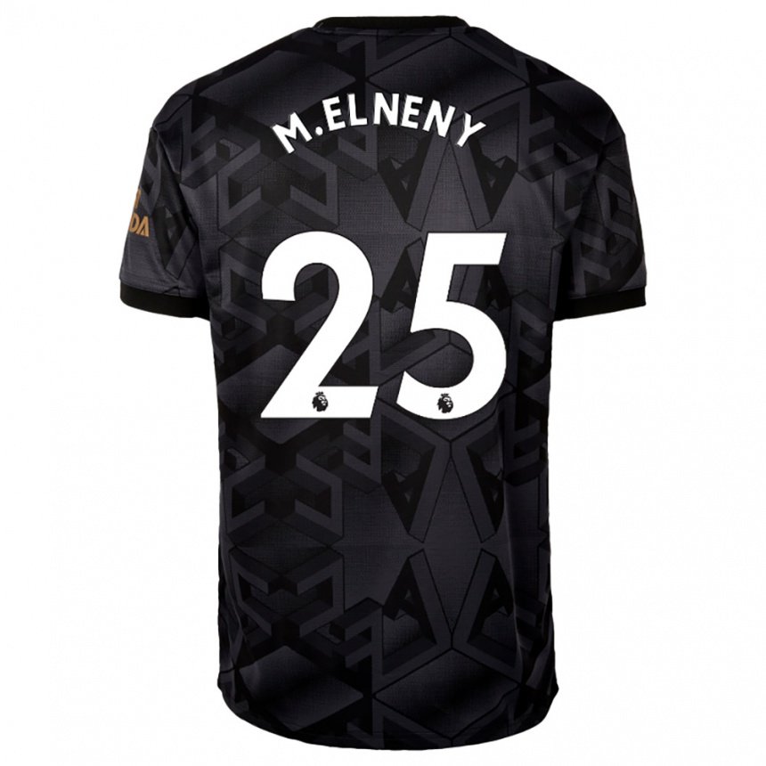Hombre Camiseta Mohamed Elneny #25 Gris Oscuro 2ª Equipación 2022/23 La Camisa