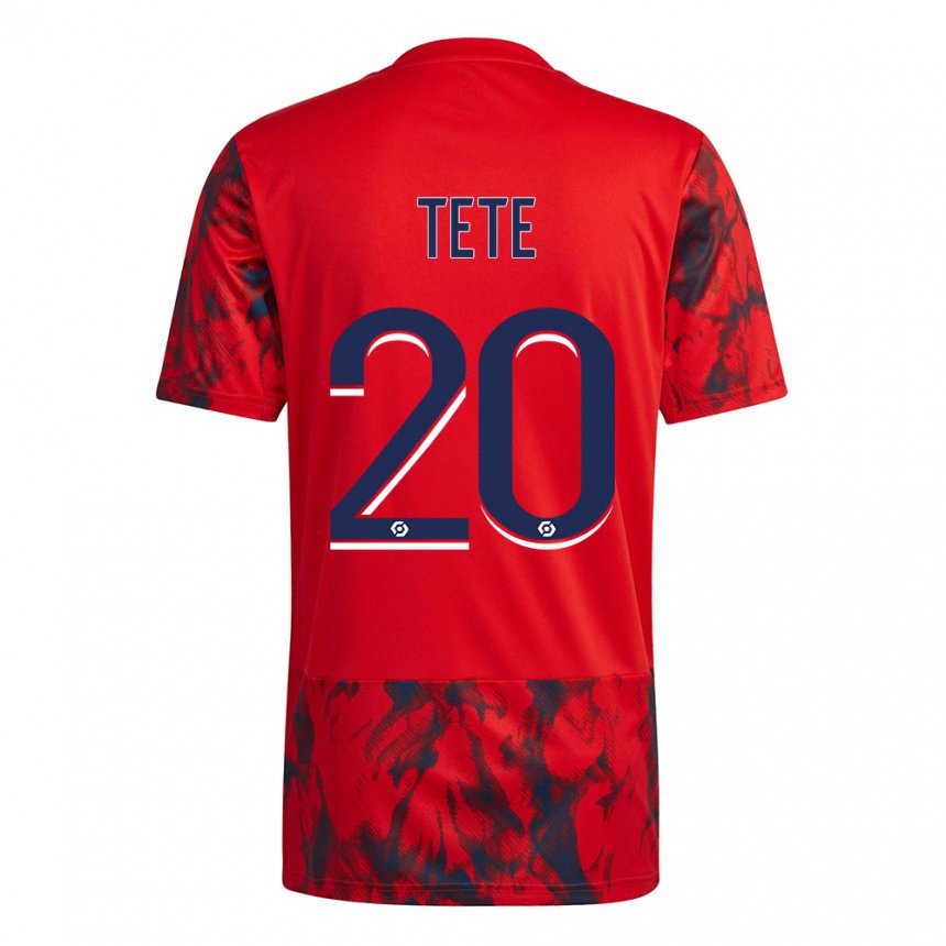 Hombre Camiseta Tete #20 Espacio Rojo 2ª Equipación 2022/23 La Camisa